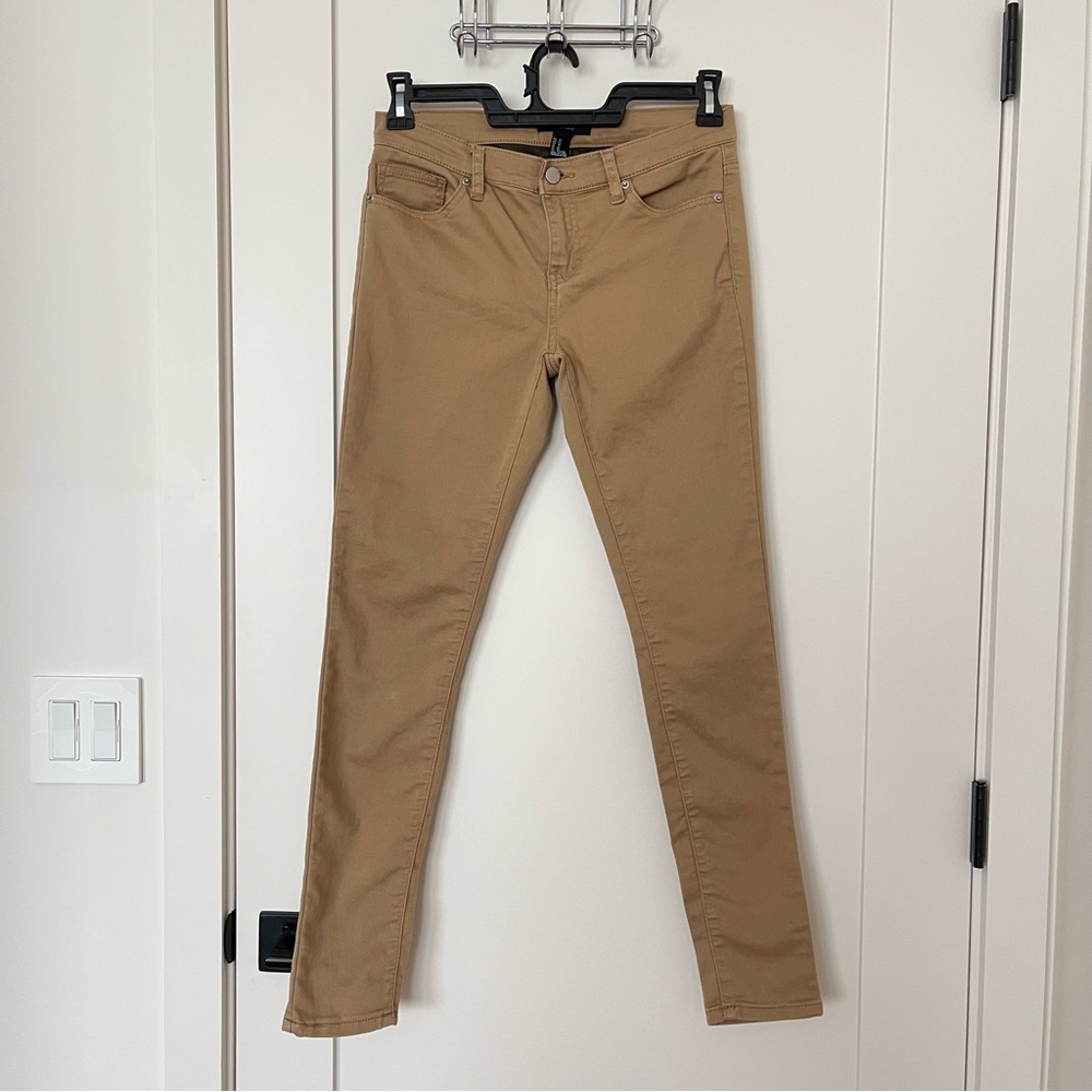 Forever 21 Tan Skinny Pants